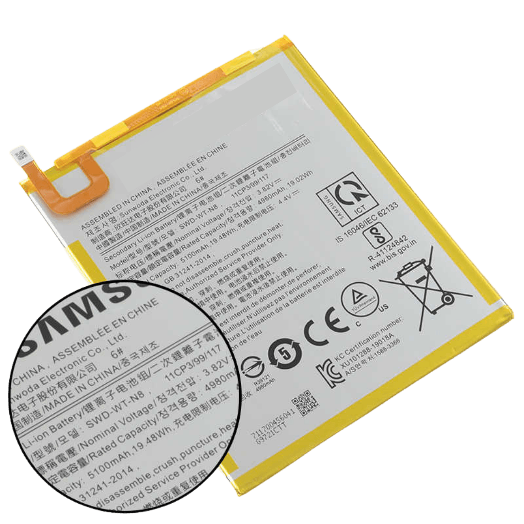 Samsung Galaxy Tab A 8.0 T290 / T295 Battery Replacement SWD-WT-N8 5100mAh - Best Cell Phone Parts Distributor in Canada, Parts Source Samsung Galaxy Tab A 8.0 T290 / T295 Battery Replacement SWD-WT-N8 5100mAh - Best Cell Phone Parts Distributor in Canada, Parts Source